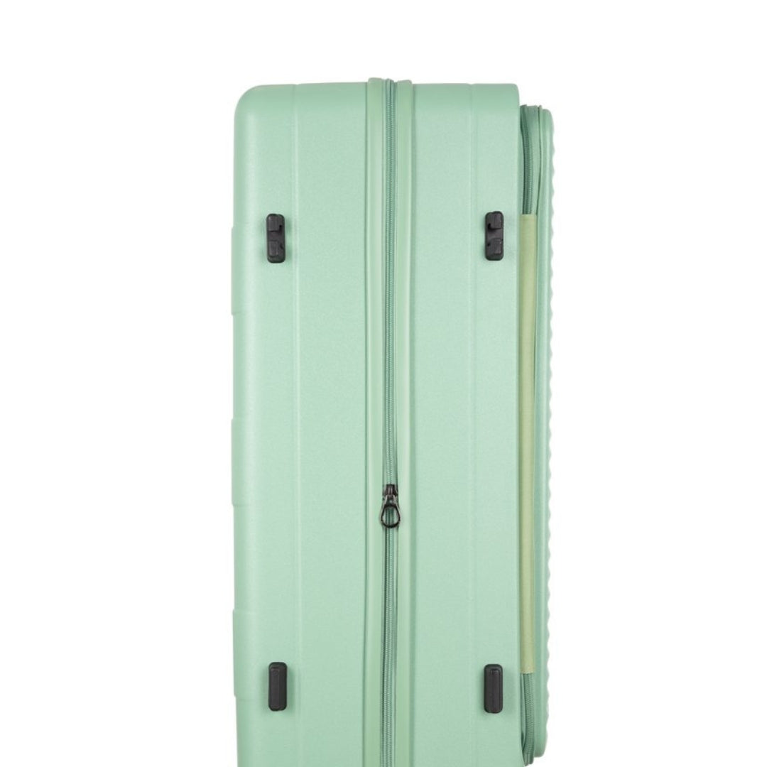Expandable hardshell luggage, "Vienna" model, with padded laptop sleeve & integrated TSA combination lock.