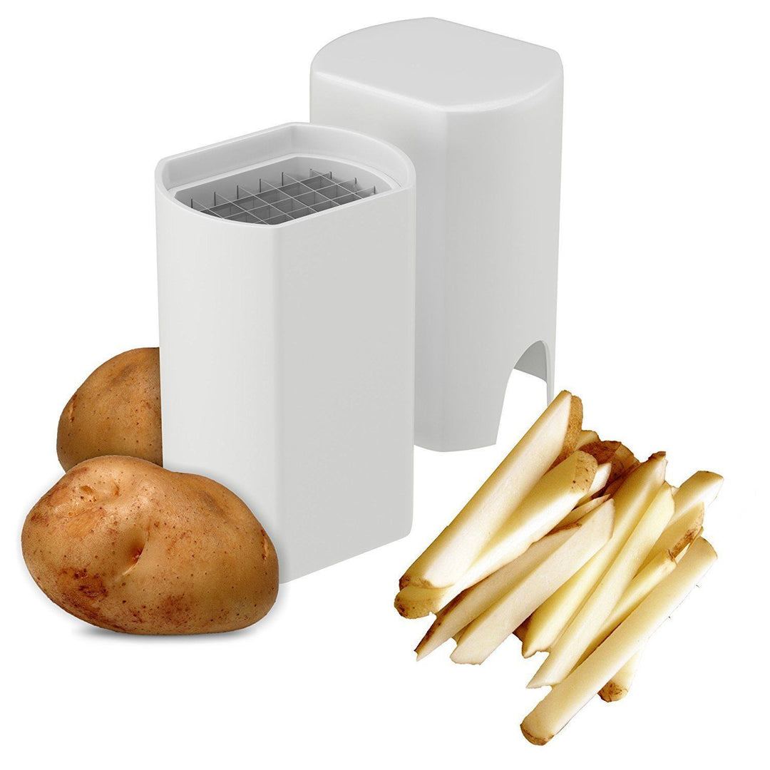 Ergonomic handle vegetable peeler and fry chipper set, essential kitchen tool for slicing