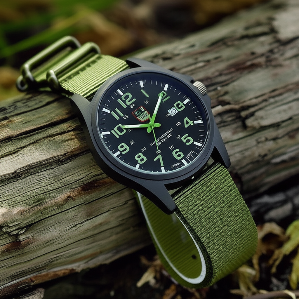 Versatile men's sports watch, waterproof & durable. Suitable for outdoor activities, daily wear & adventure.