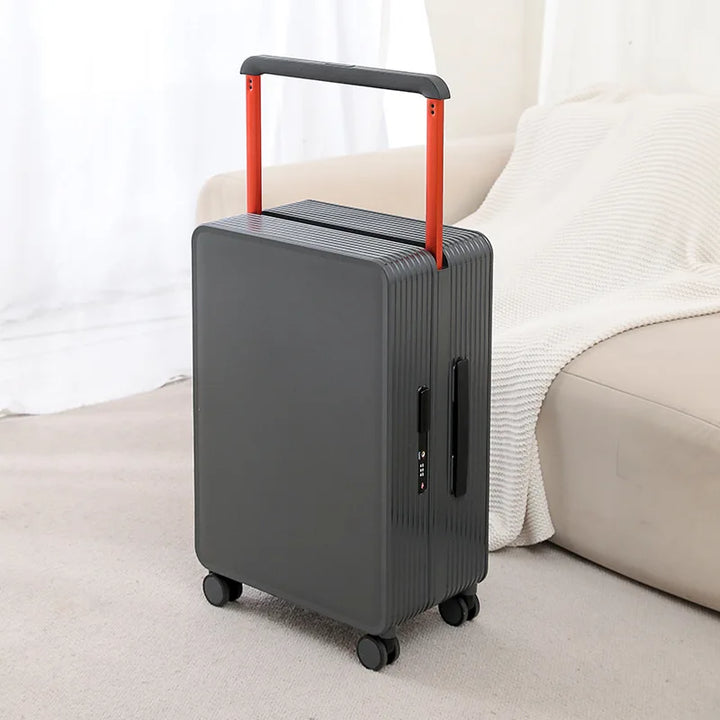 Modern durable suitcase, perfect for organized packing & stress-free travel on any journey.