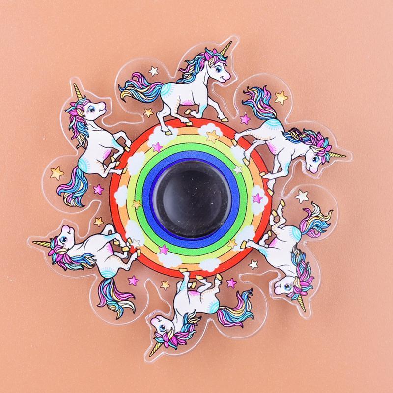 Collection of colorful Dynamic Animated Fidget Spinners, perfect as desk toys and anxiety relief gifts.