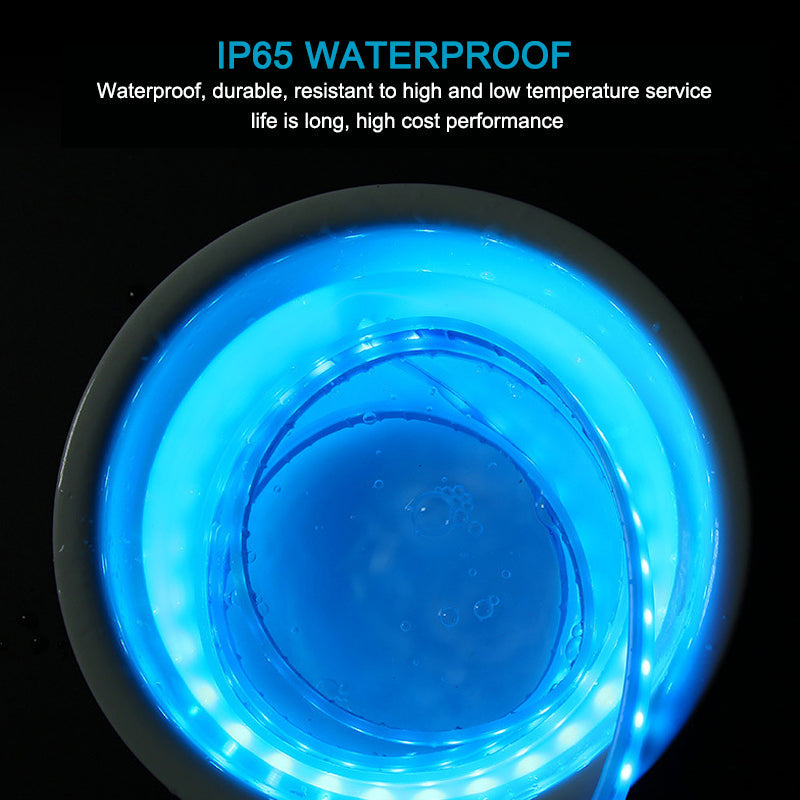 Easy install dynamic LED strip light for car hood, improving automotive exterior aesthetics