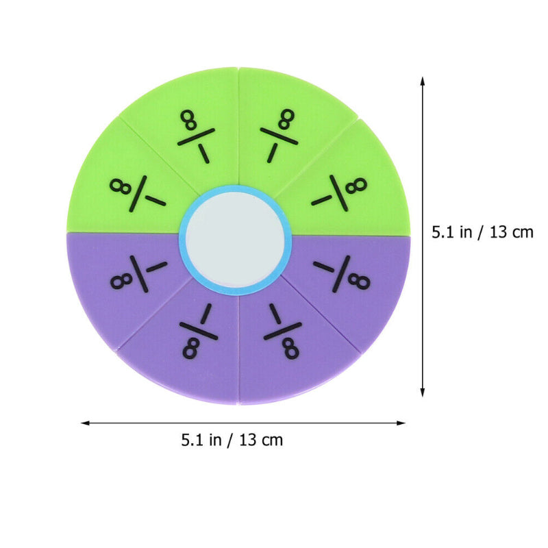 Educational math fractions set, a colorful and engaging toy for children to master fractional concepts.
