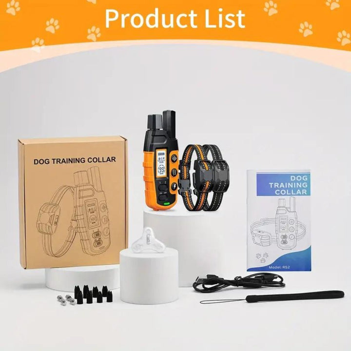 Train your dog effectively with this waterproof & rechargeable remote control pet training collar.