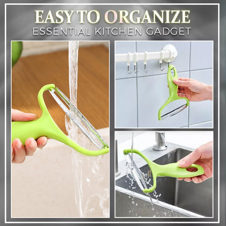 Durable stainless steel fruit peeler, designed for quick and efficient kitchen tasks