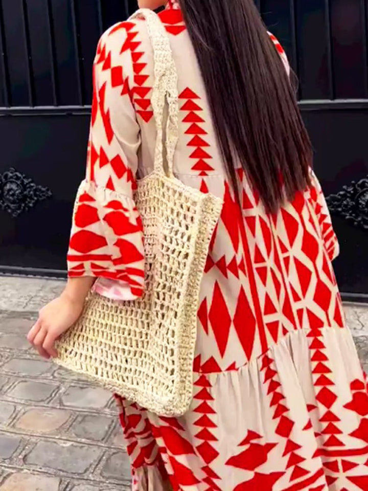 Stylish Women's Flowy Maxi Dress, a versatile long summer dress for casual, vacation, or elegant everyday wear.
