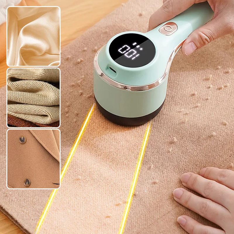 Electric Clothes Lint Remover Fabric Shaver, efficiently removes lint and pills from garments
