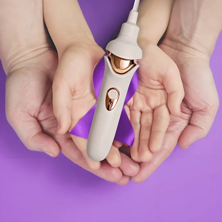 Packaging for electric ear wax remover tool, highlighting its modern design & health benefits.