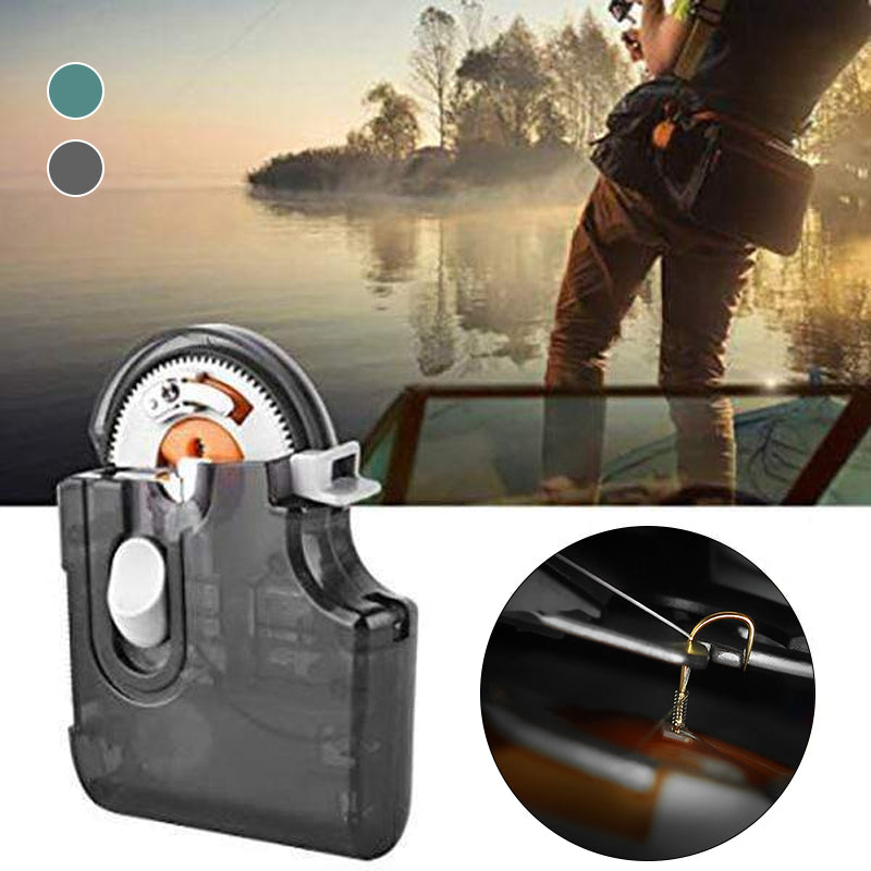 Compact Electric Fishing Hook Tyer Tool, portable angler accessory for fishing