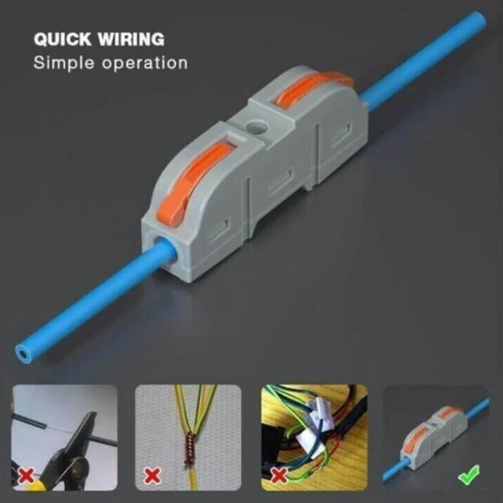 Electrical connector block kit with multiple sizes, a versatile tool for any electrical wiring project