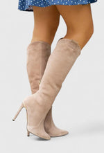 Beige Suede