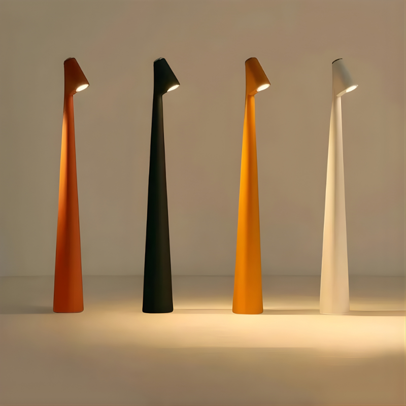 Elegant cordless LED mood lamp with dimmable touch control for modern ambient lighting.
