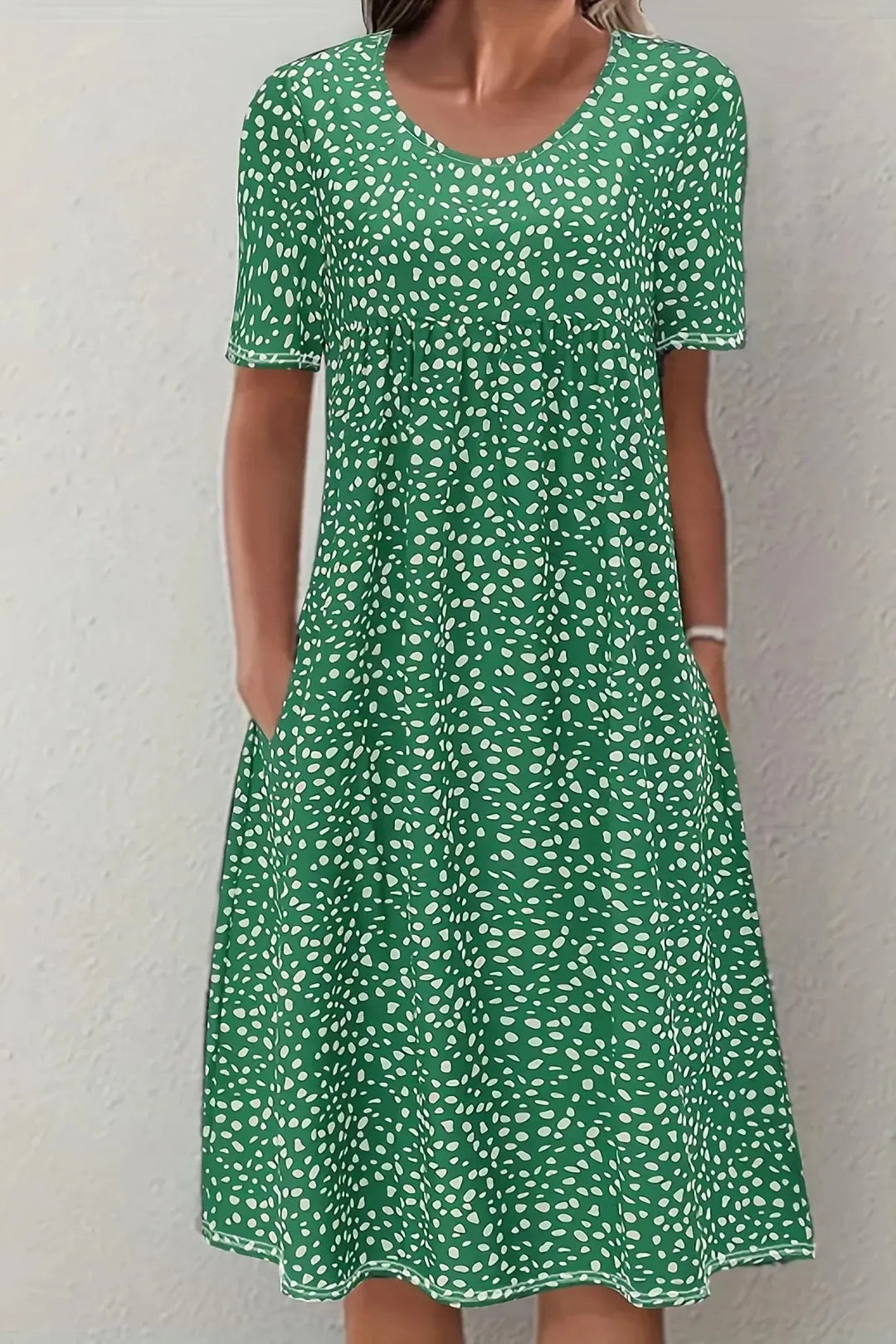 Versatile Ella pleated waist midi dress for women, an elegant and flattering choice for formal or party wear.
