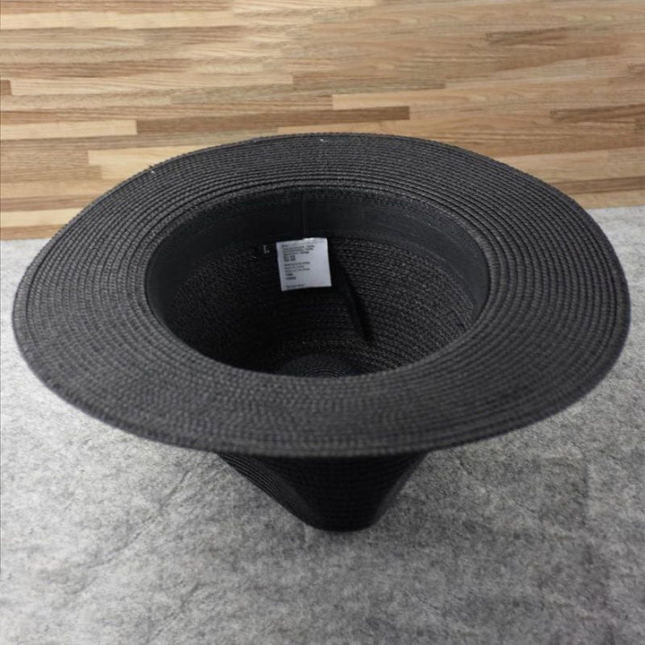 Stylish men's classic Panama sun hat. Elegant summer accessory for beach, travel, & style.