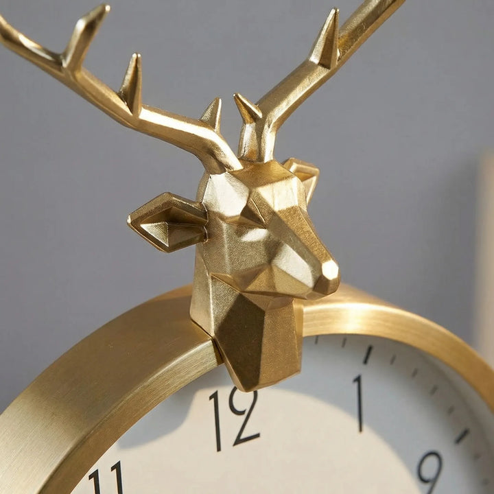 Modern silent round wall clock, ideal for a contemporary living room or office accent piece.