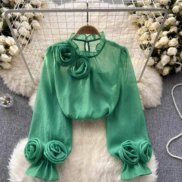 Women's breezy floral top, an elegant and lightweight fashion essential for spring