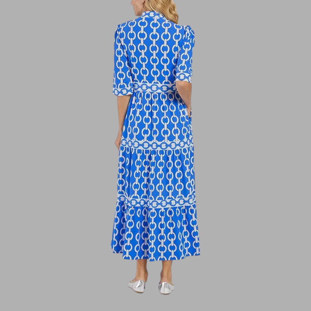 Women's comfortable full-length maxi dress with a beautiful flowing silhouette. Elegant for various occasions.