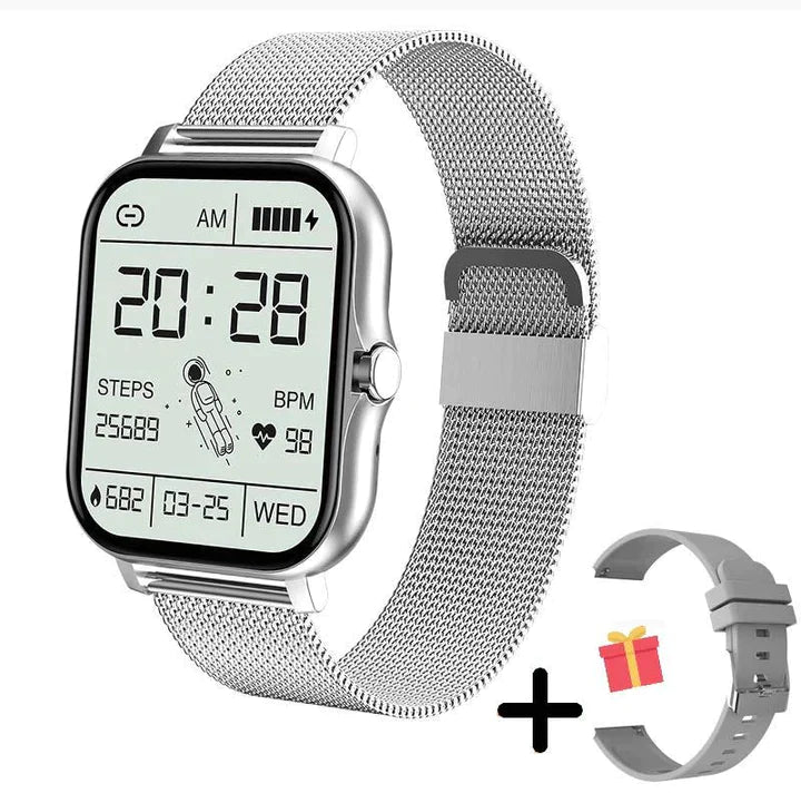 New women's smart health & fitness watch. Tracker for steps, sleep, heart rate; elegant design & alerts.