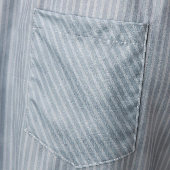 Elegant & comfortable women's striped high-waist trousers with stylish decorative buttons. Chic for any season.
