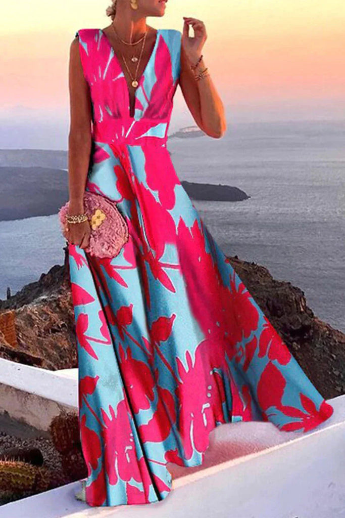 Stylish women's daydress for summer, offering elegant comfort and versatile wear for any occasion.
