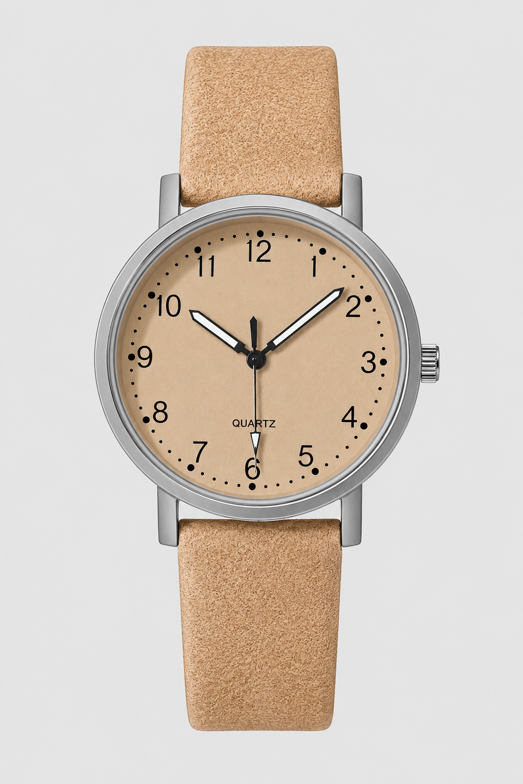 Elegant women's vintage style watch with a classic leather strap. Timeless wrist accessory, perfect for her.