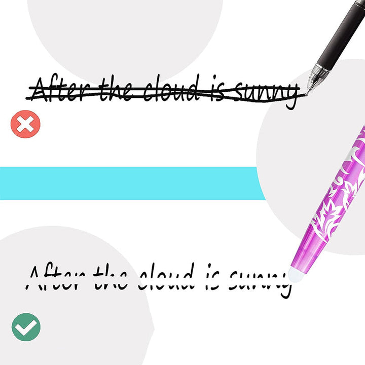 Professional using an erasable gel pen for agenda planning, highlighting its office stationery use