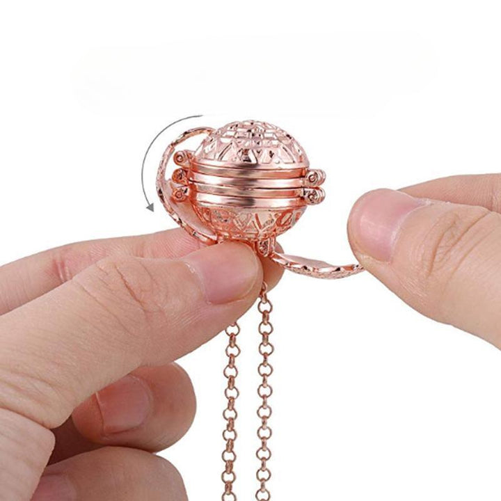 Women's Expanding Angel Wing Photo Locket Necklace