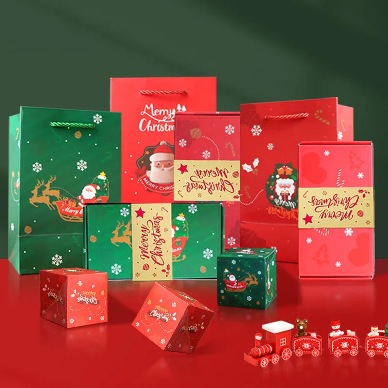 Exploding Surprise Gift Box with red and white bouncing cubes, open for a birthday gift reveal.