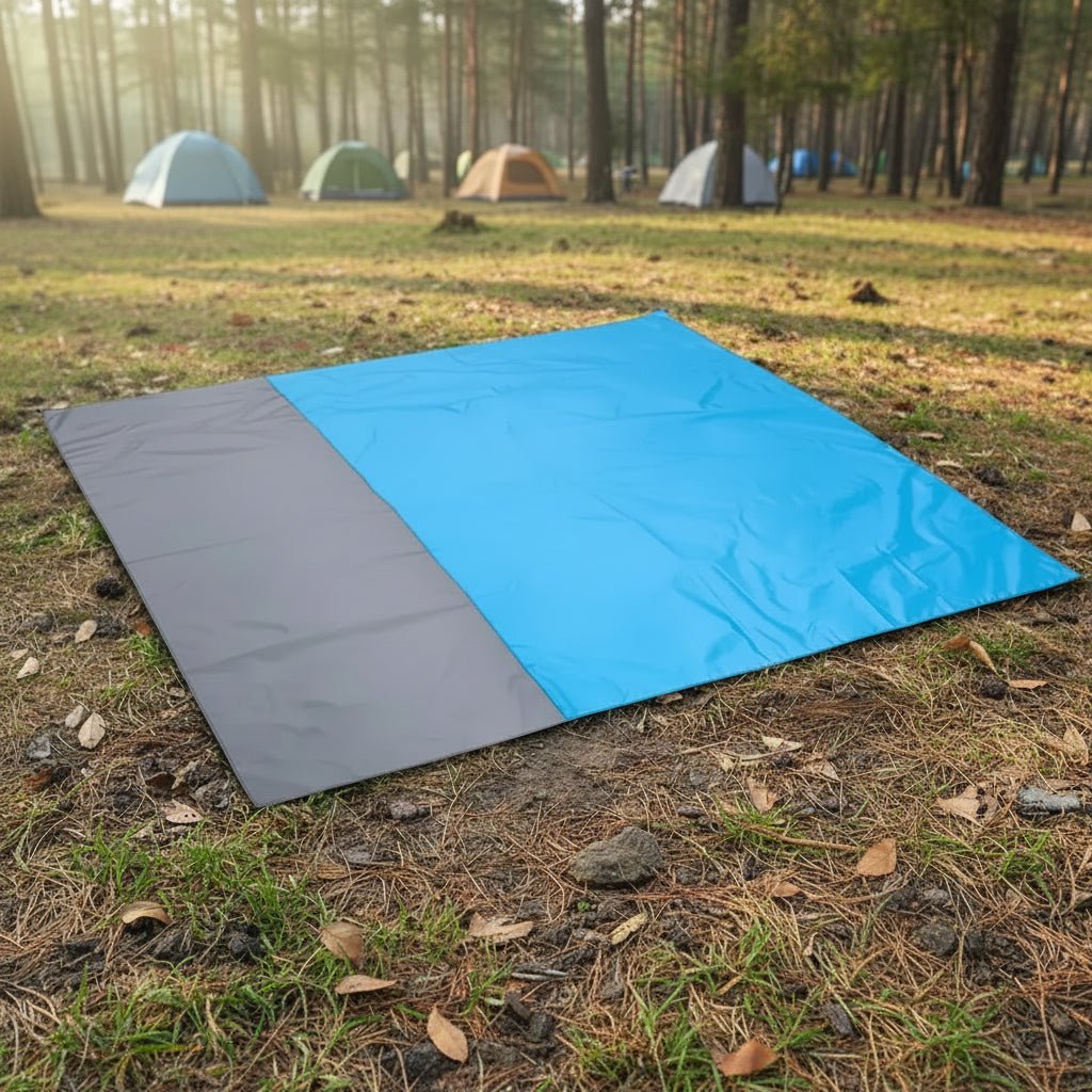 Extra large waterproof & sandproof beach blanket for picnics, camping, & outdoor adventures.