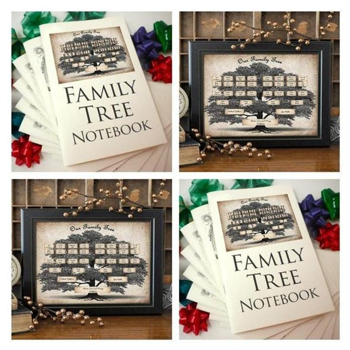 Spine of the Family Ancestry Keepsake Journal, showcasing its durable binding suitable for a long-lasting heirloom.