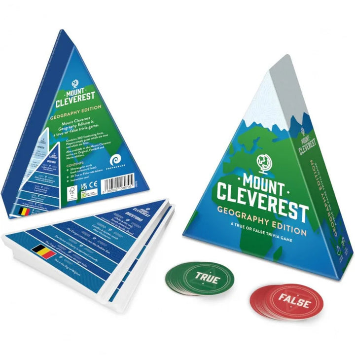 Quizaro True or False Trivia Card Game. Engaging light gray card game for family fun, parties & travel.
