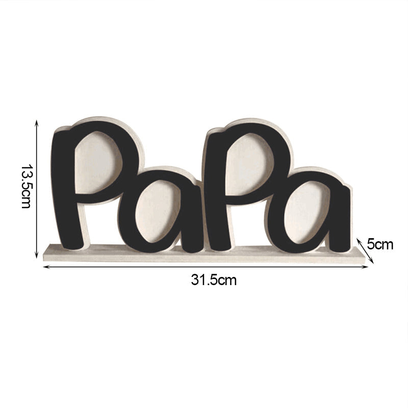 High-quality acrylic picture frame, perfect for Father's Day photo display and unique home decor gift.