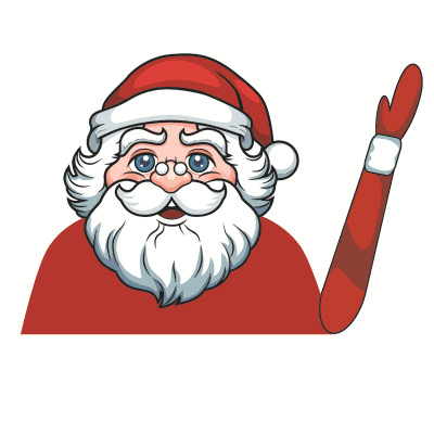 Unisex festive Christmas rear wiper decal, snowman design, car decor