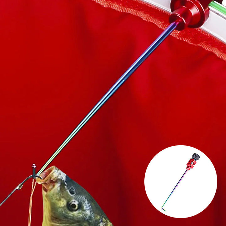 Fisherman's Quick Release Hook Remover Tool, efficient angler gear for safe fish release
