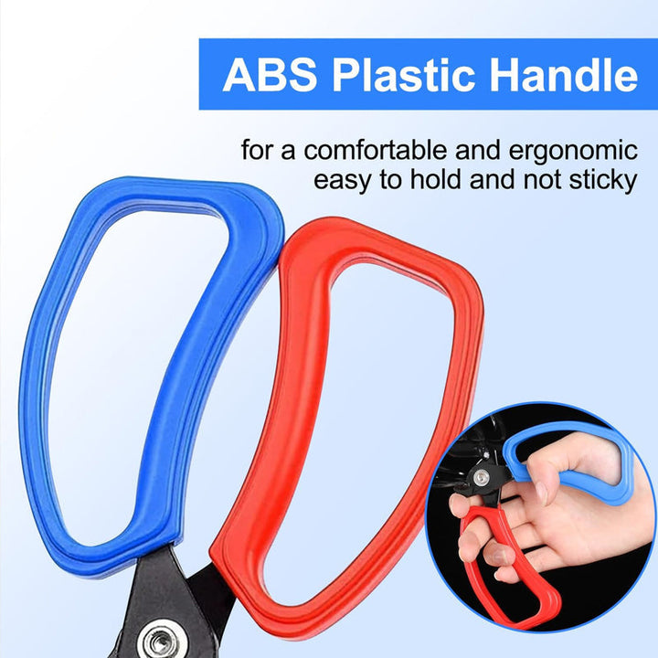 Essential fishing tool: pliers with integrated gripper, ideal for both fresh and saltwater angling