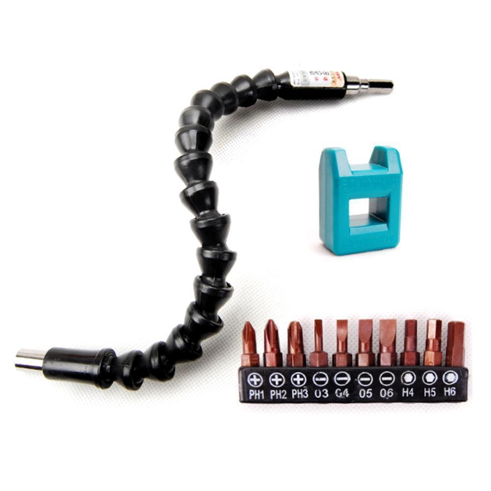 Professional-grade flexible drill shaft and screwdriver bit adapter, a key home improvement tool.