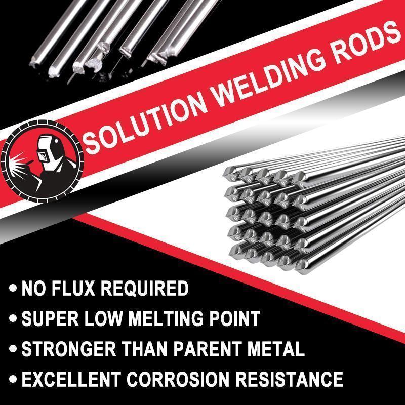 Flux-cored welding rods for multi-metal repair and brazing, perfect for DIY metalwork projects