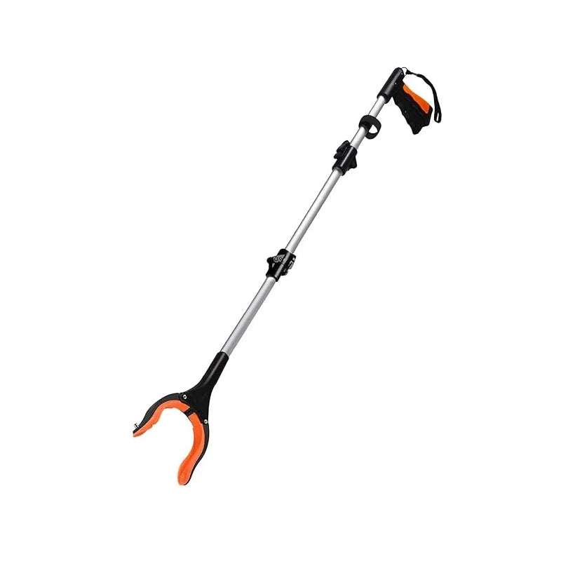 Versatile foldable grabber tool, 360° swivel for optimal object retrieval, outdoor gear & home aid