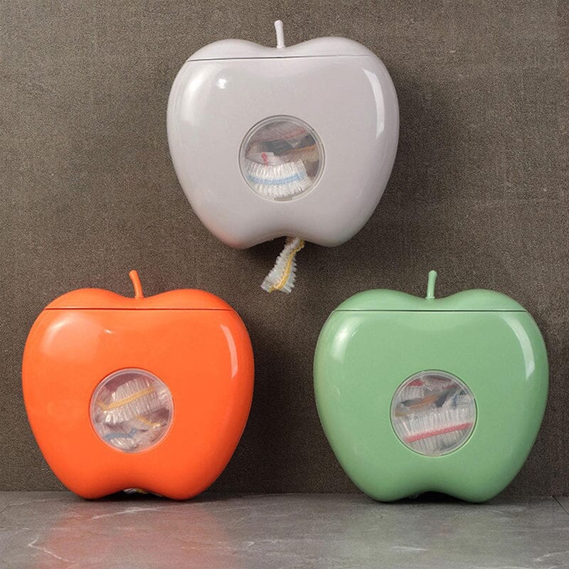Kitchen counter with Universal Food Preservation Wrap Dispenser, improving food storage efficiency
