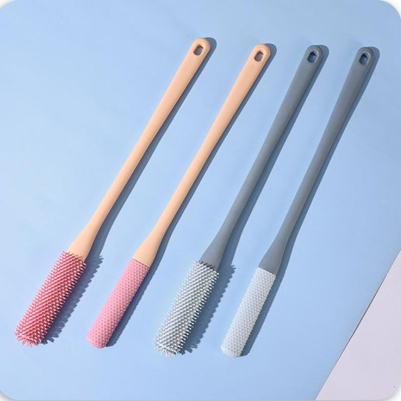Foot massage and cleaning brush, stimulates circulation and relieves itching
