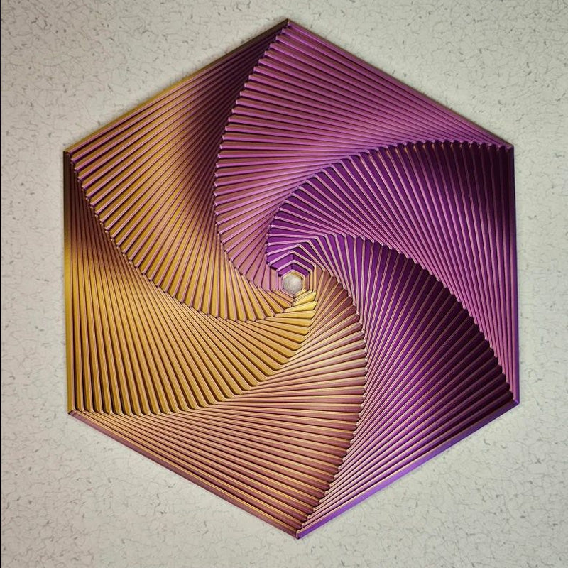 Unisex Fractal Fidget Hexagon, an ideal Christmas gift for anyone needing anxiety relief