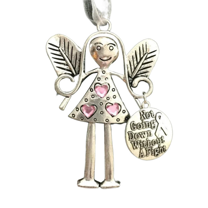 Various angles of the Friendship Angel ornament, elegant iron art for a Christmas gift