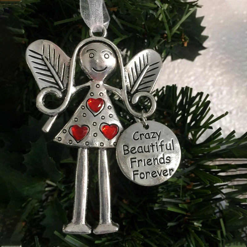 Collection of Friendship Angel ornaments, perfect iron art holiday decor & sentimental gifts