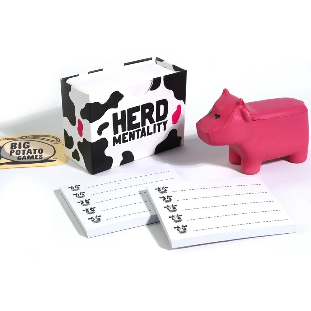 Close-up of CrowdMoo casual party game in action, players enjoying. An interactive group board game.