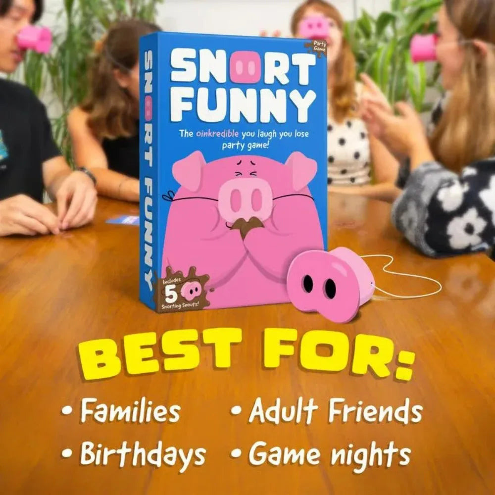 Kids & adults enjoy ChucklePig's Fun Family Party Challenge Game. Group card game for entertainment & laughter.