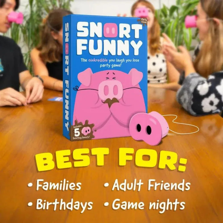 Kids & adults enjoy ChucklePig's Fun Family Party Challenge Game. Group card game for entertainment & laughter.