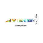 Colorful Laser (48*7cm/18.8*2.7in)
