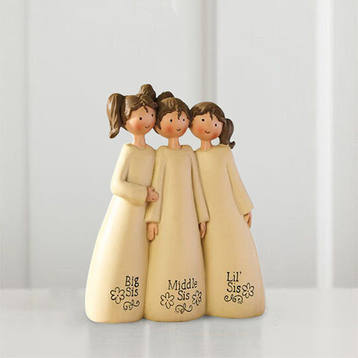 Friendship Angel hand-carved sculpture with a heartfelt message, ideal for best friends