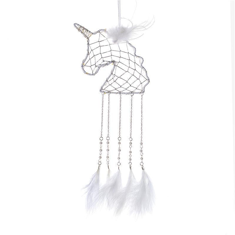 Unicorn wall hanging dream catcher, an enchanting gift and whimsical addition to decor.