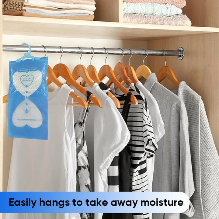 Home fragrance dehumidifier, a hanging moisture absorber for damp rooms, fresh scent.